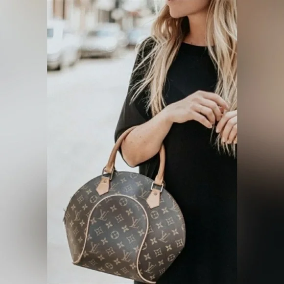 Louis Vuitton Ellipse MM Monogram Handbag EUC - Picture 15 of 16